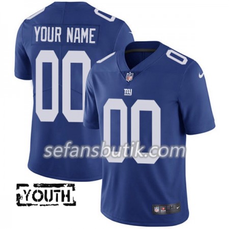 New York Giants Tröjor Custom Blå - Barn